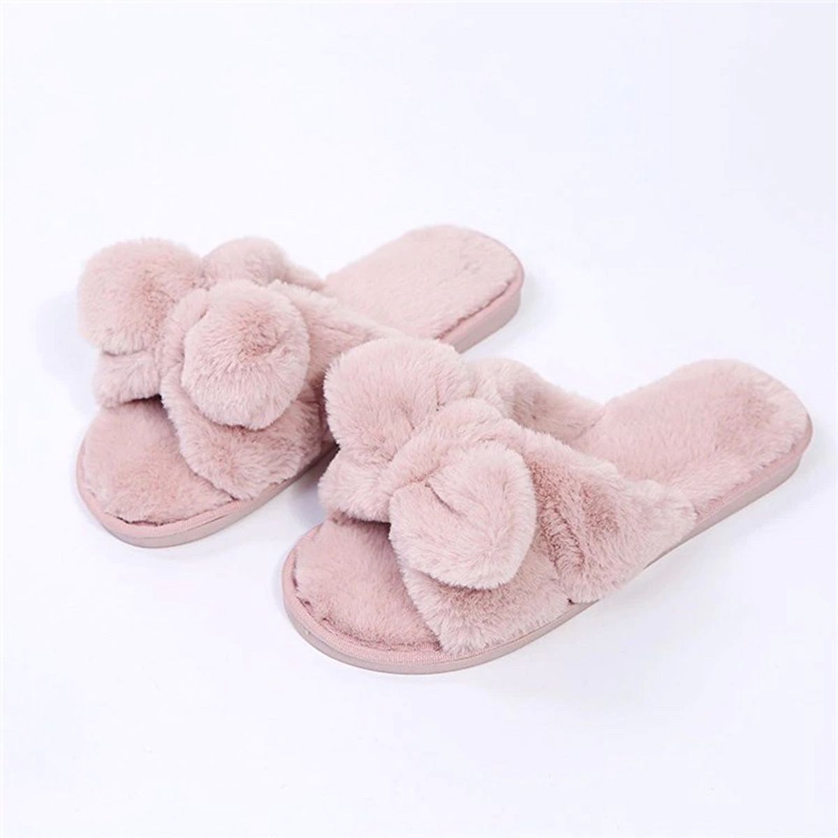 GENERICO - Pantuflas peludas antideslizantes Relaxing Co