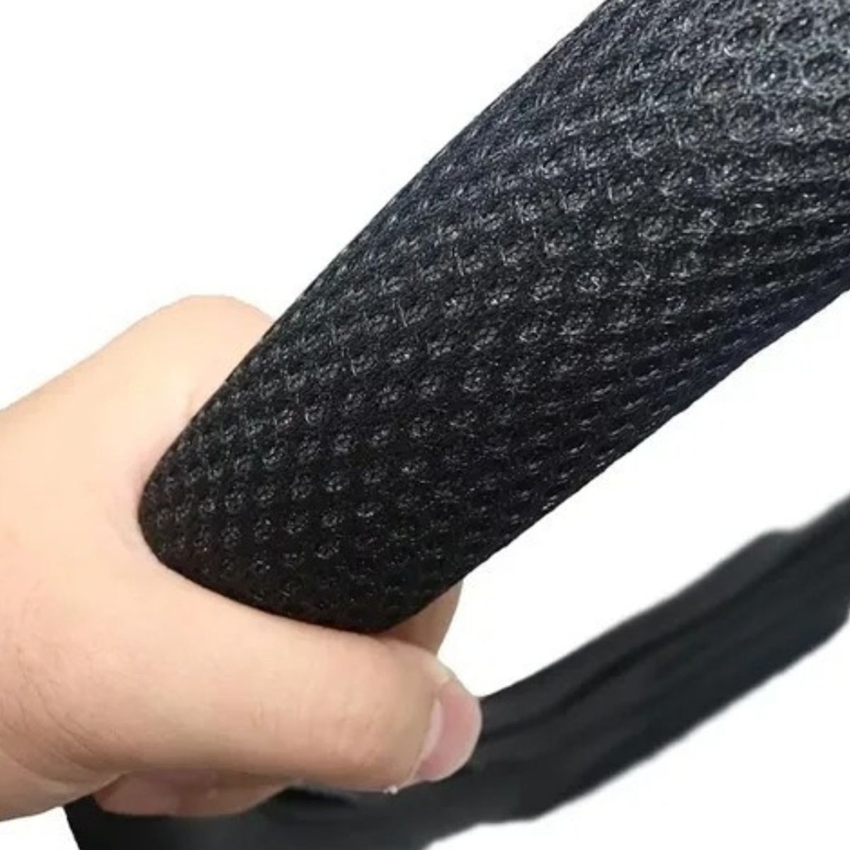 GENERICO - Funda Cubre Volante Universal 3D Acolchado Negro.