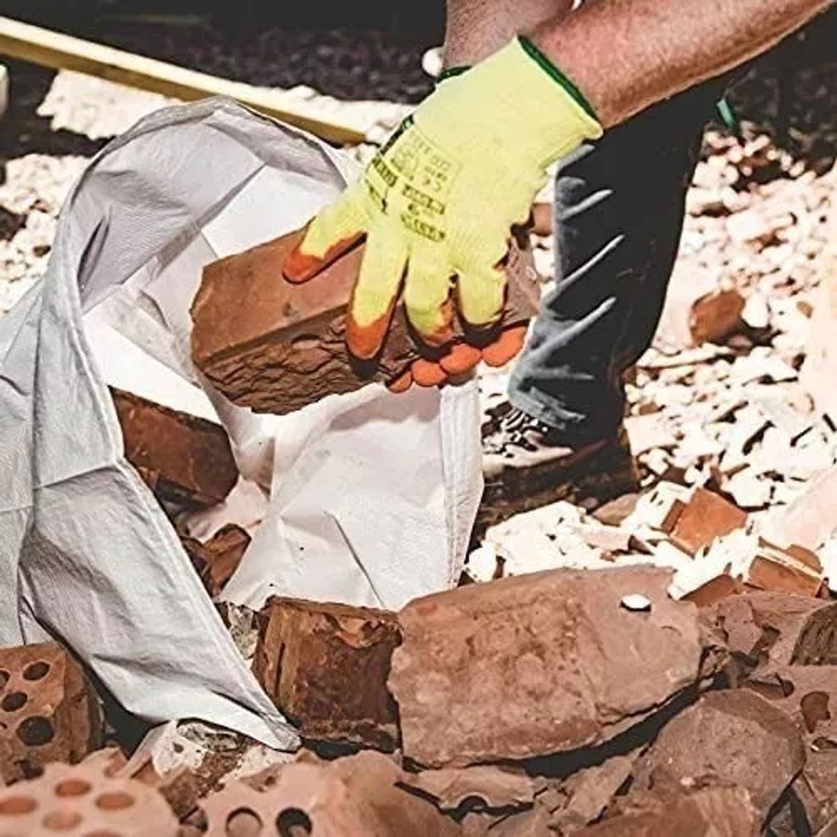 GENERICO - X10 Sacos Polipropileno Para Escombros Sacos Para 50 Kilos