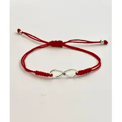RE FRAN - Pulsera roja infinito zircón
