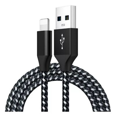Irm Cable Carga Rapida Iphone Lightning 1 Metro Reforzado
