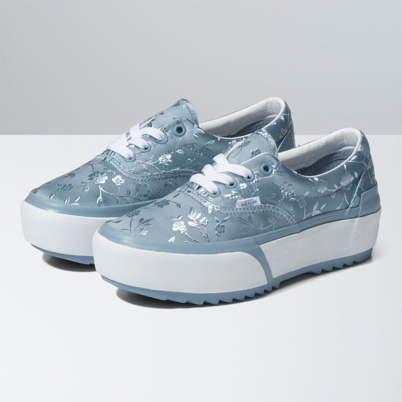 VANS - Zapatilla Unisex Era Stacked Satin/Floral Blue VANS