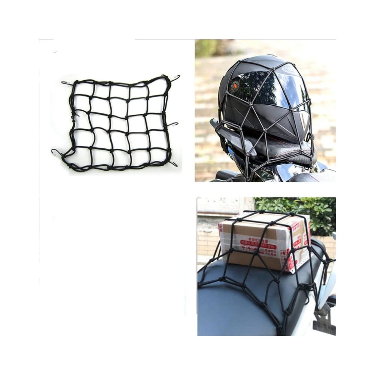 GENERICO - Malla pulpo elástica para motos