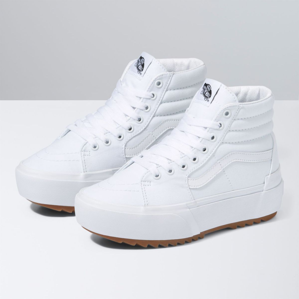 VANS - Zapatilla Unisex Sk8-Hi Stacked Canvas White VANS