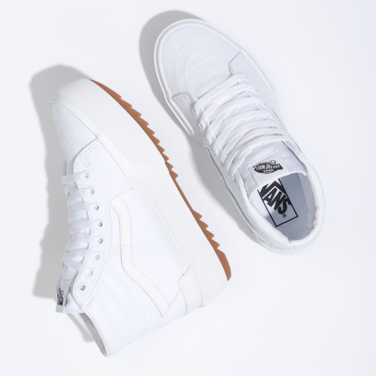 VANS - Zapatilla Unisex Sk8-Hi Stacked Canvas White VANS