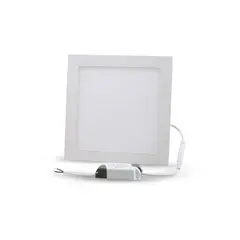 GENERICO - FOCO PLAFON LED EMBUTIDOS 18W CUADRADO PACK 5 UND