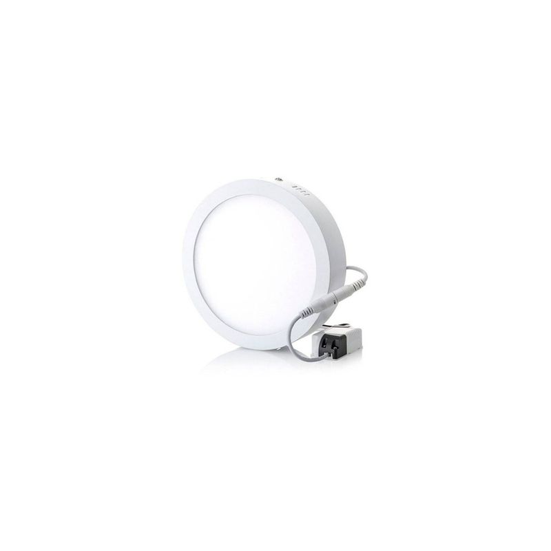 GENERICO - FOCO PLAFON LED SOBREPUESTO 24W REDONDO PACK 5 UND