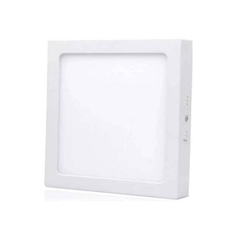 GENERICO - FOCO PLAFON LED SOBREPUESTO 24W CUADRADO PACK 5 UND