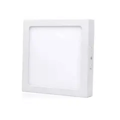 GENERICO - FOCO PLAFON LED SOBREPUESTO 24W CUADRADO PACK 5 UND