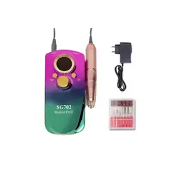 GENERICO - Torno Dremel Pulidor Uñas Sg-702 Profesional Recargable Rosa