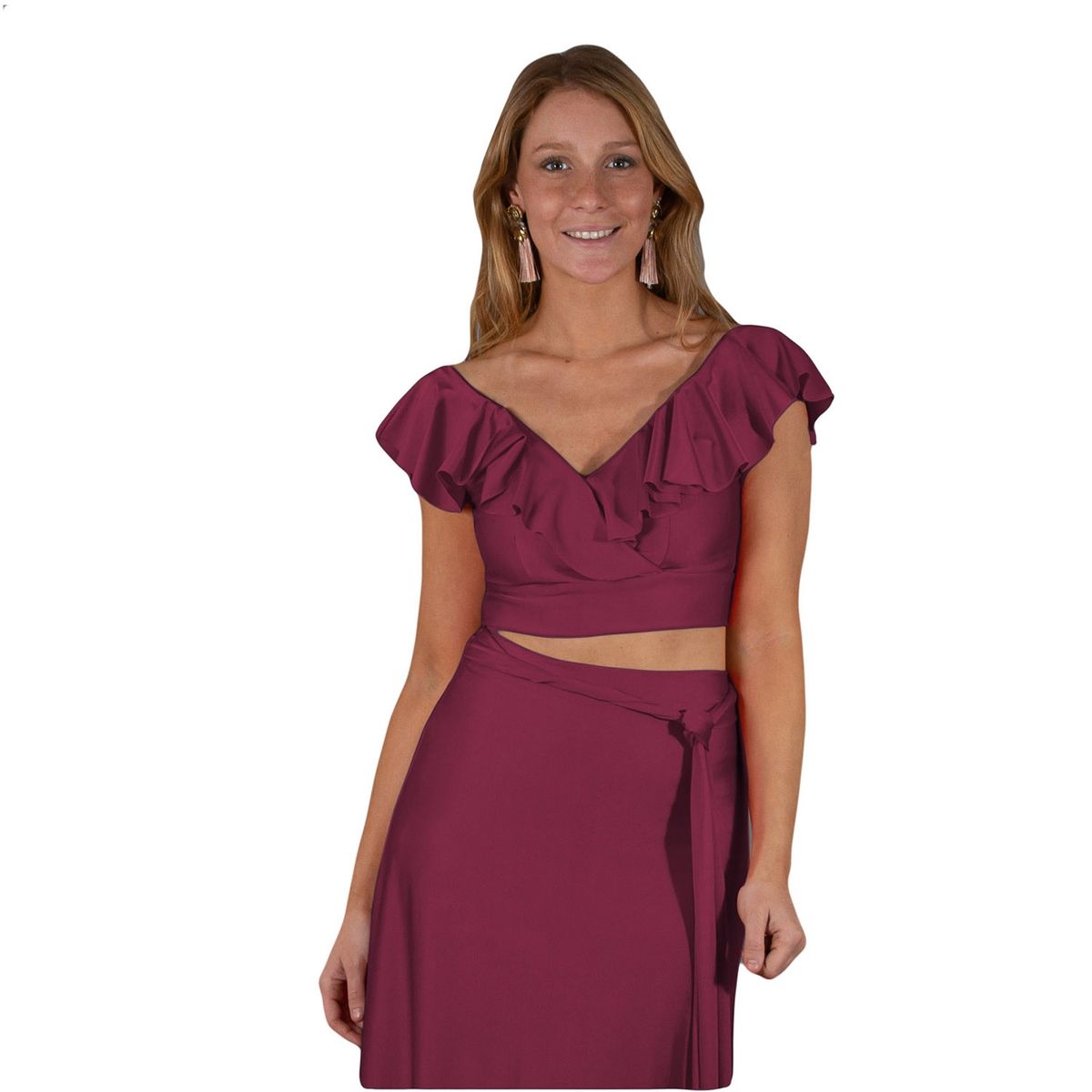 MARIA PASKARO - Peto Marken Cherry Lycra Dupont Vuelo Grande Maria Paskaro - Burdeos