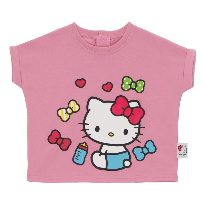 HELLO KITTY - Polera Bebé Manga Corta  HELLO KITTY Rosado