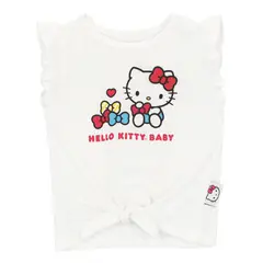 HELLO KITTY - Polera Bebé Con vuelos Blanco