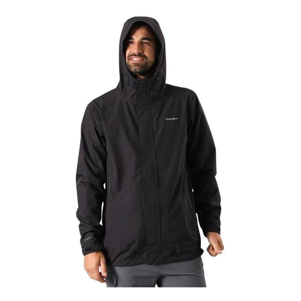 ANDESGEAR - Chaqueta Impermeable Pumalin Negro ANDESGEAR