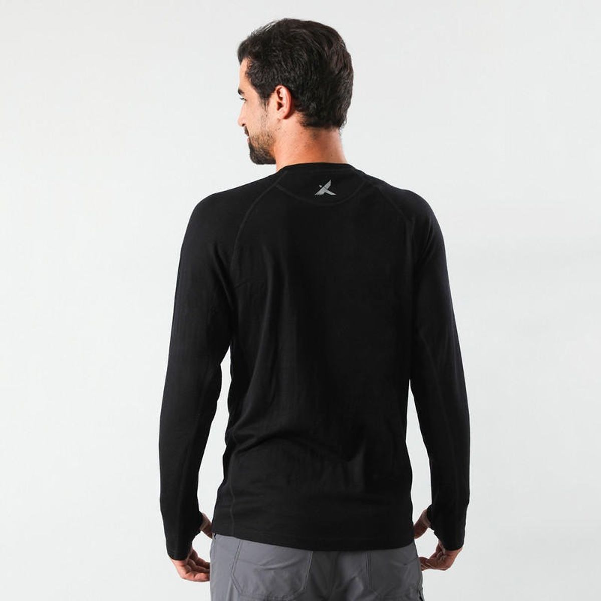 ANDESGEAR - Primera Hombre Andesgear Capa Lana Merino Negro