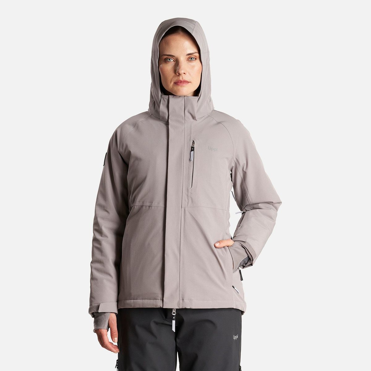 LIPPI - Chaqueta Mujer Andes B-Dry Hoody Jacket Malva Lippi