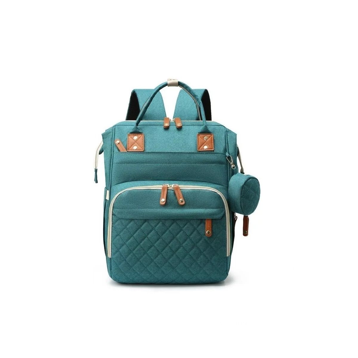 GENERICO - Mochila Maternal Pañalera Con Monedero Gran Capacidad Verde