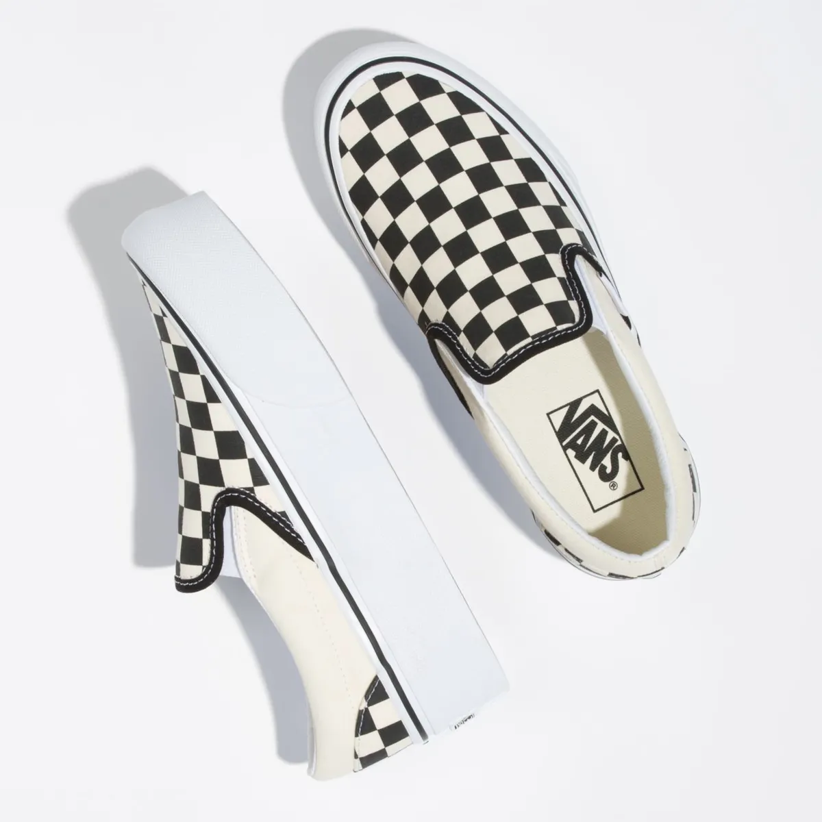 VANS - Zapatilla Mujer Slip-On Stackform Checker Negro VANS