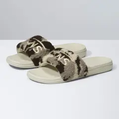 VANS - Sandalia Mujer La Costa Slide-On Sherpa Camo Brown
