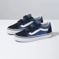 VANS - Zapatilla Niño Uy Old Skool V Navy/True White