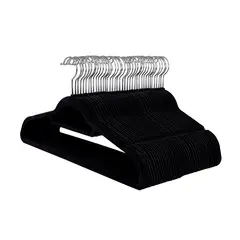 LUMAX - Pack 50 Colgadores Perchas Terciopelo Antideslizantes
