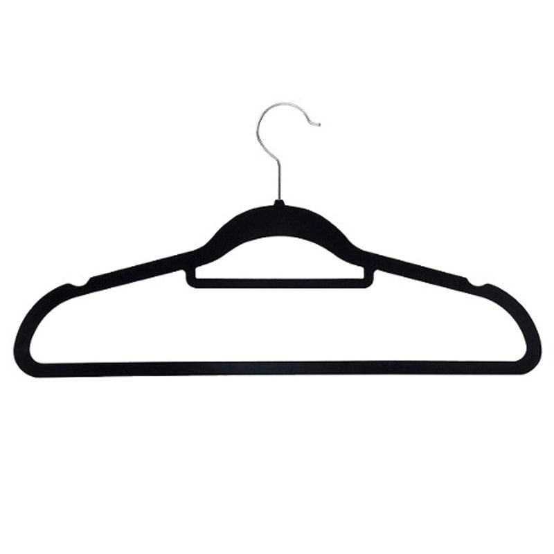 LUMAX - Colgador Terciopelo Colgante Percha Antideslizante
