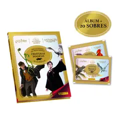 PANINI - Pack Criaturas Mágicas de Harry Potter (Álbum + 20 Sobres)