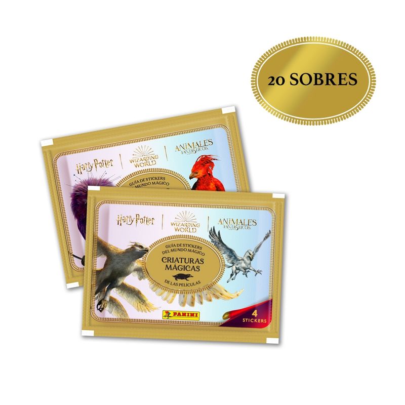 PANINI - Pack Criaturas Mágicas de Harry Potter (20 Sobres)