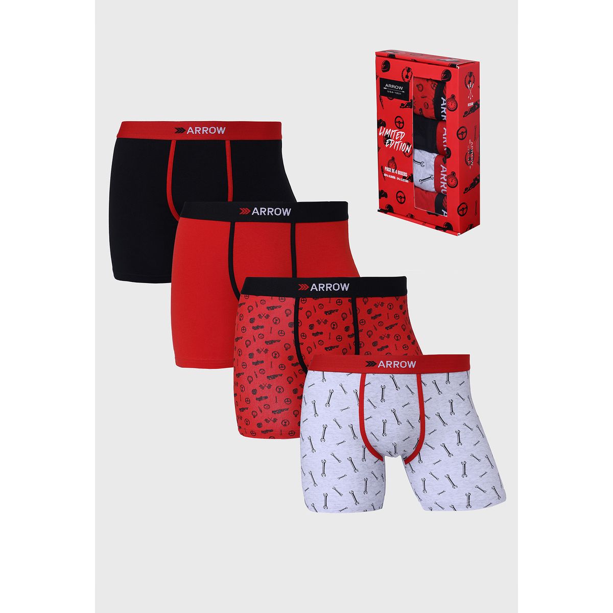 ARROW - Boxer Caja 4 Unidades Design Arrow ARROW.