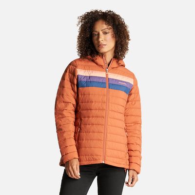 Imagen 2 del producto Chaqueta Mujer Infiernillo con Gorro Naranjo Oscuro