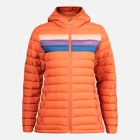 Chaqueta Mujer Infiernillo con Gorro Naranjo Oscuro