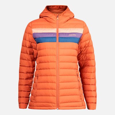 Imagen 1 del producto Chaqueta Mujer Infiernillo con Gorro Naranjo Oscuro