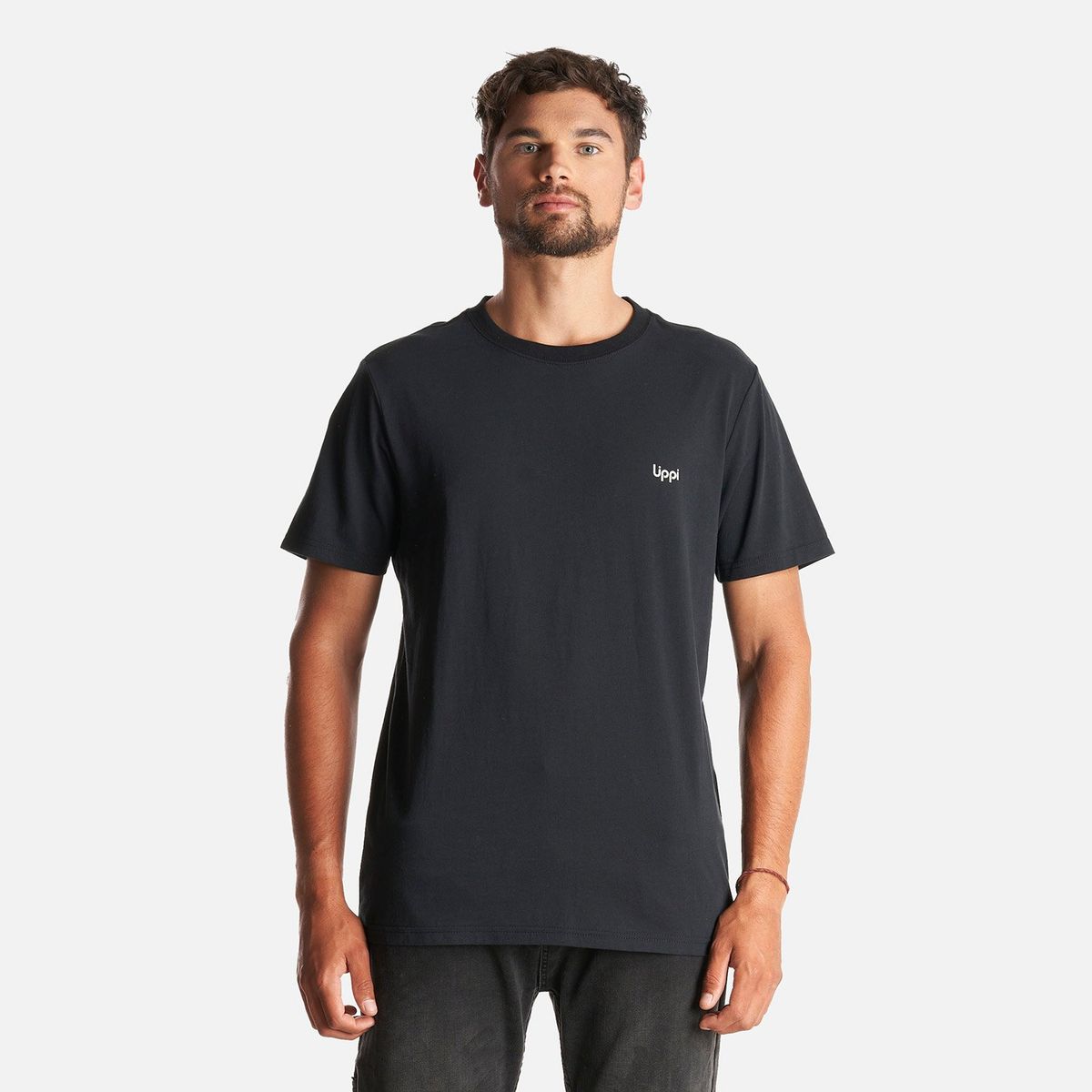 LIPPI - Polera Hombre Into the Mountain T-Shirt Negro Lippi