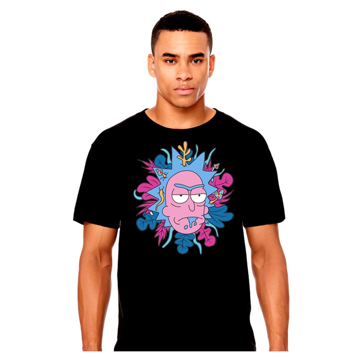 GENERICO - Rick And Morty - Angry Rick - Animacion - Polera