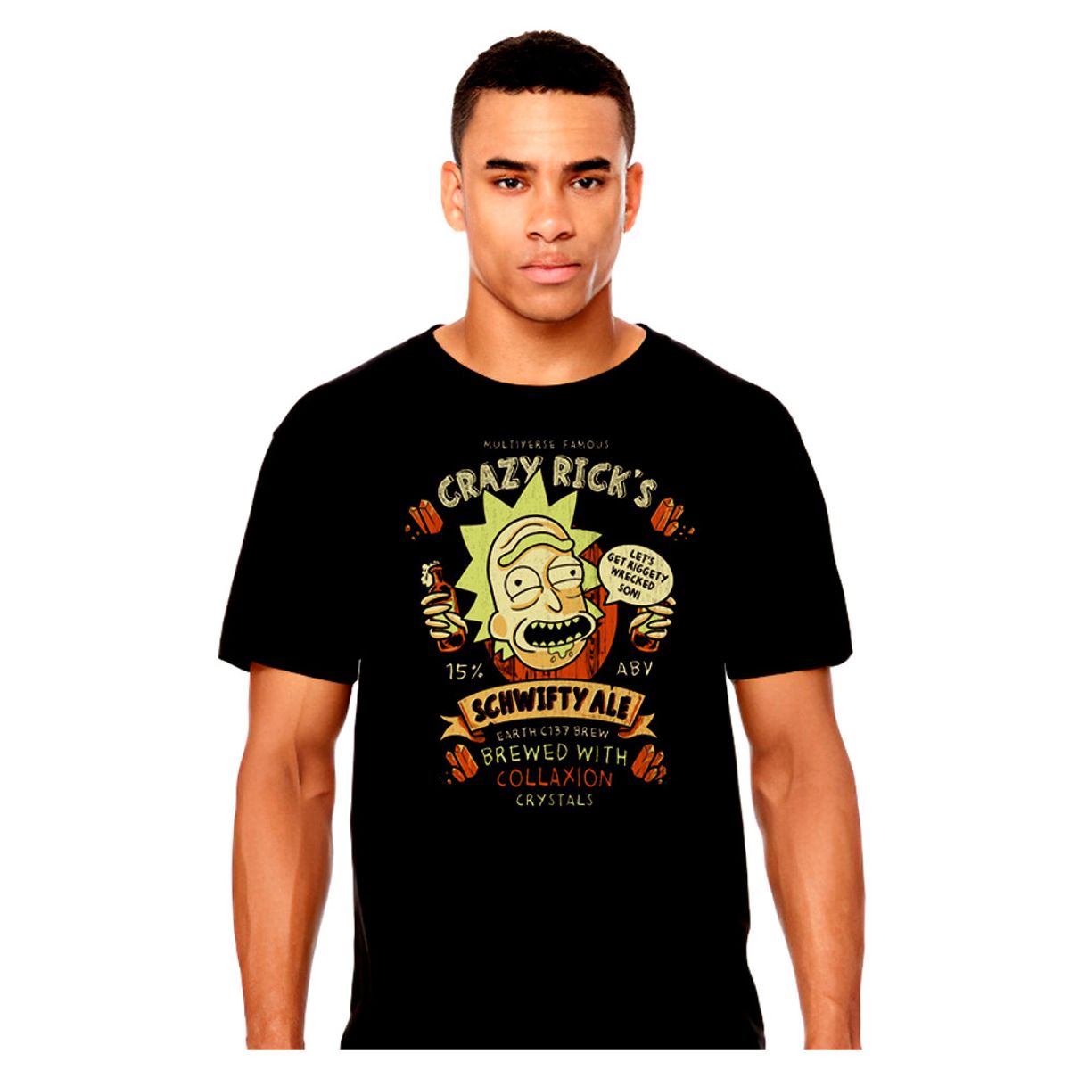 GENERICO - Rick And Morty - Crazy Rick - Animacion - Polera