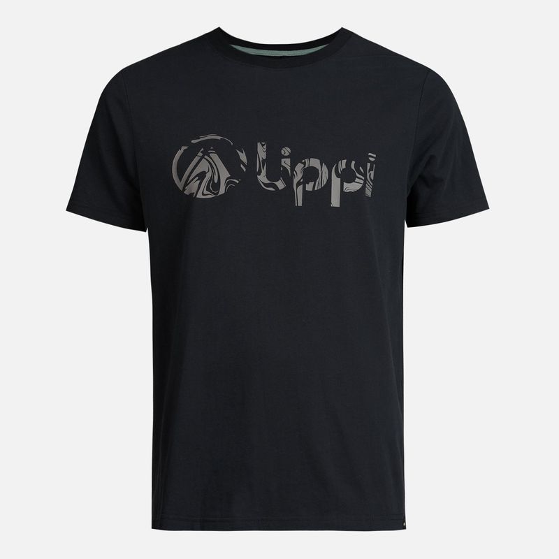 LIPPI - Polera Hombre Logo Lippi T-shirt Negro Lippi