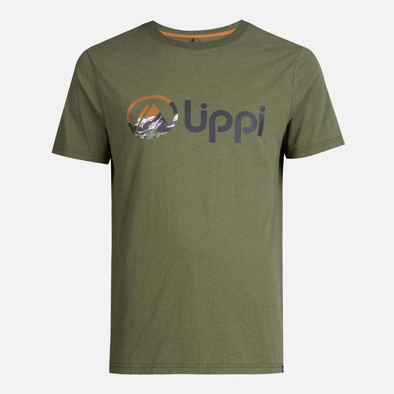 LIPPI - Polera Hombre Logo Lippi T-shirt Verde Lippi