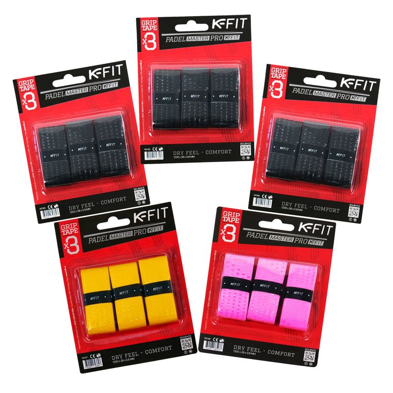 K FIT - Over Grip K-FIT 3 Colores Pack 15 Unidades