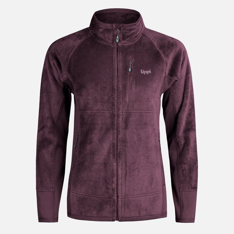LIPPI - Chaqueta Mujer Numan Shaggy-Pro Jacket Burdeo Lippi