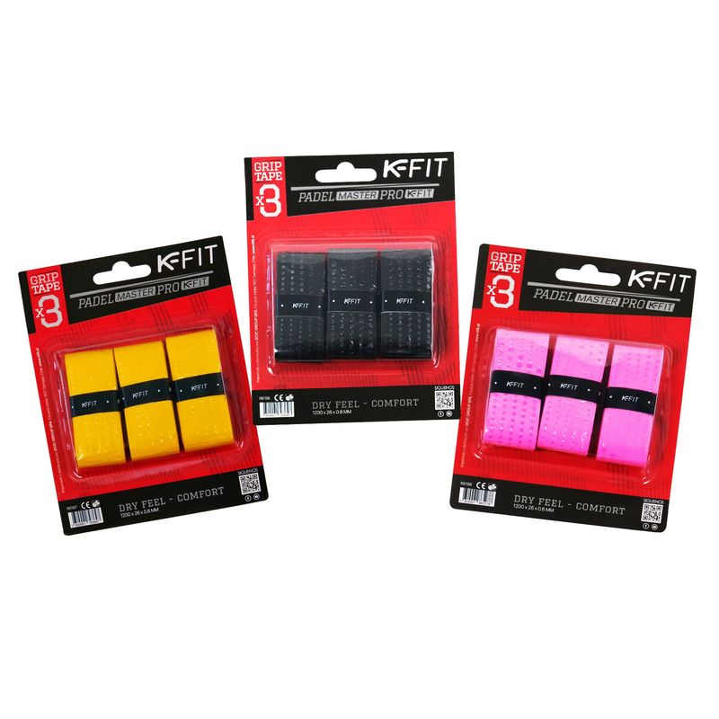 K FIT - Over Grip K-FIT 3 Colores Pack 9 Unidades