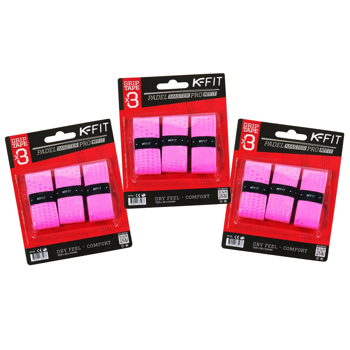K FIT - Over Grip K-FIT Magenta Pack 9 Unidades