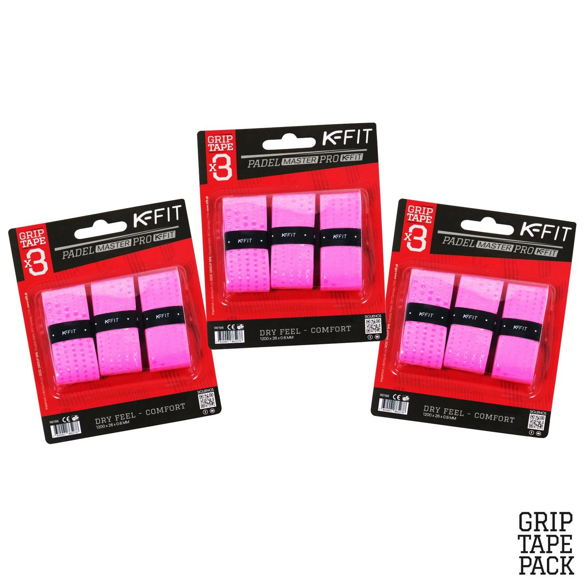 K FIT - Over Grip K-FIT Magenta Pack 9 Unidades
