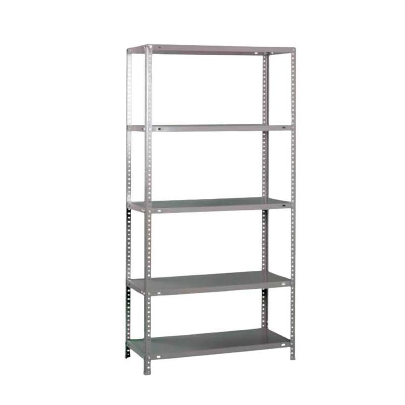 LUMAX - Exhibidor Repisa Metalica Armable Mecano 100x30x200cm 250Kg
