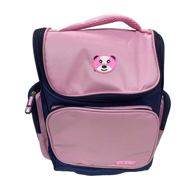 GENERICO - Mochila escolar "oso" bicolor 35 L
