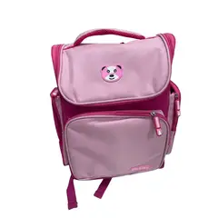 GENERICO - Mochila escolar "oso" bicolor 35 L