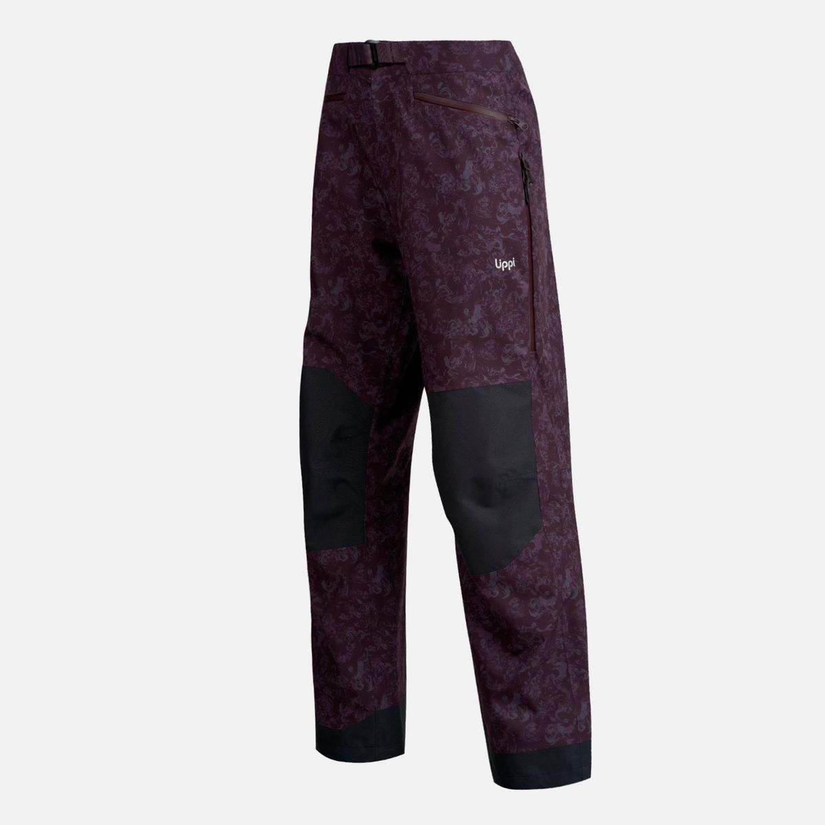 LIPPI - Pantalon Mujer Sierra Nevada B-Dry Light Pants Print Burdeo Lippi