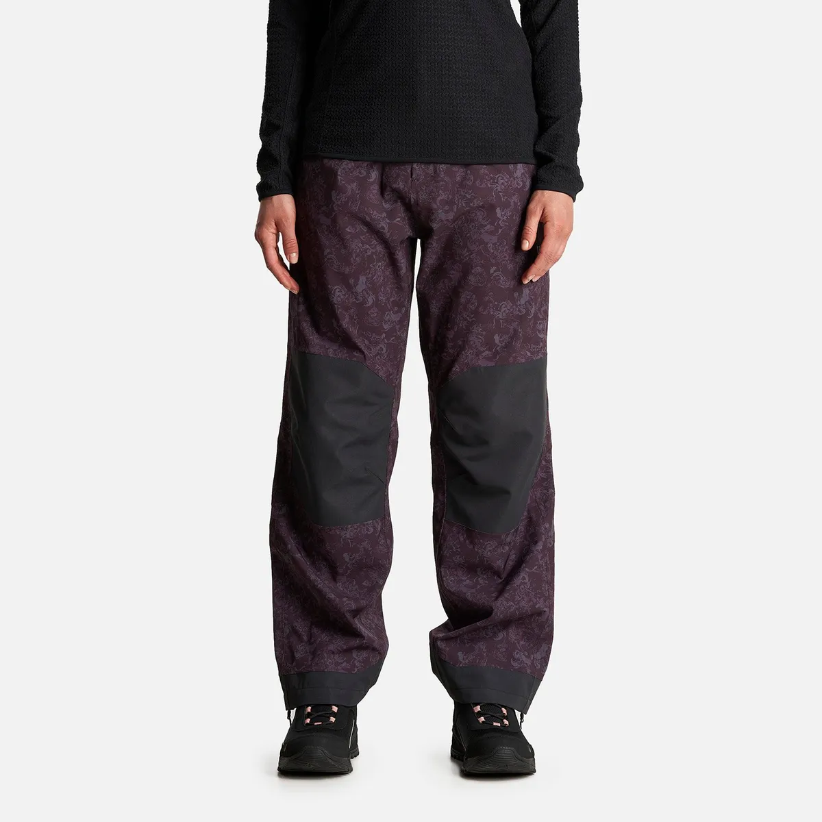 LIPPI - Pantalon Mujer Sierra Nevada B-Dry Light Pants Print Burdeo Lippi