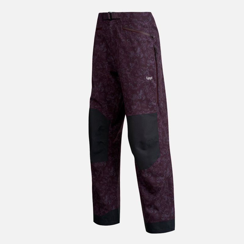 LIPPI - Pantalon Mujer Sierra Nevada B-Dry Light Pants Print Burdeo Lippi