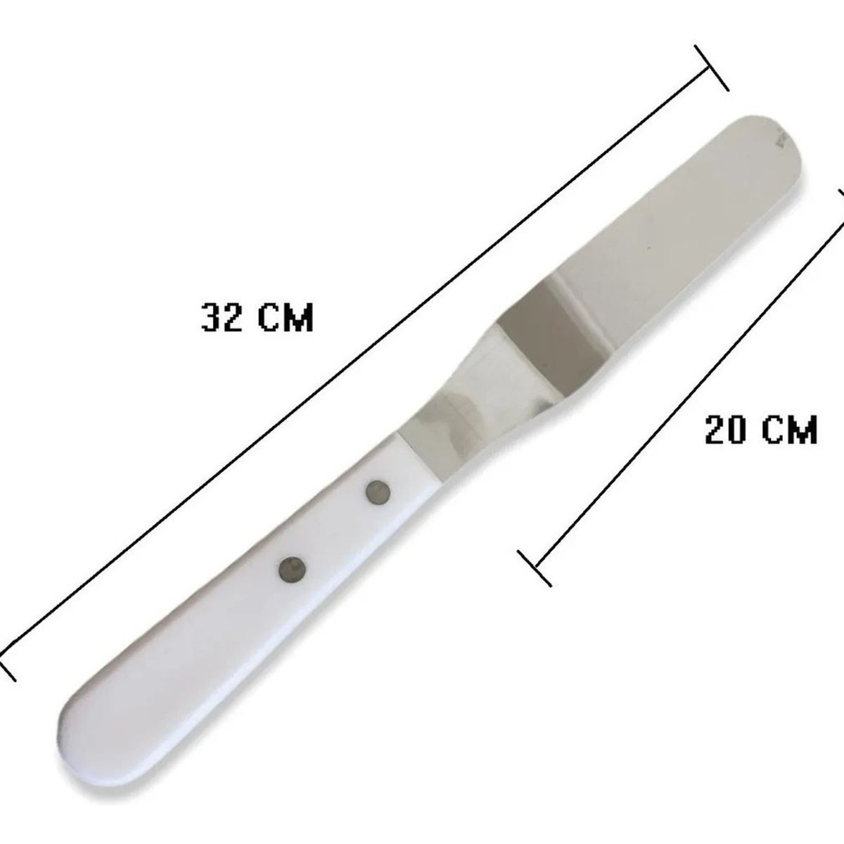 GENERICO - Espatula Metal Para Reposteria Espatula Para Torta De Metal