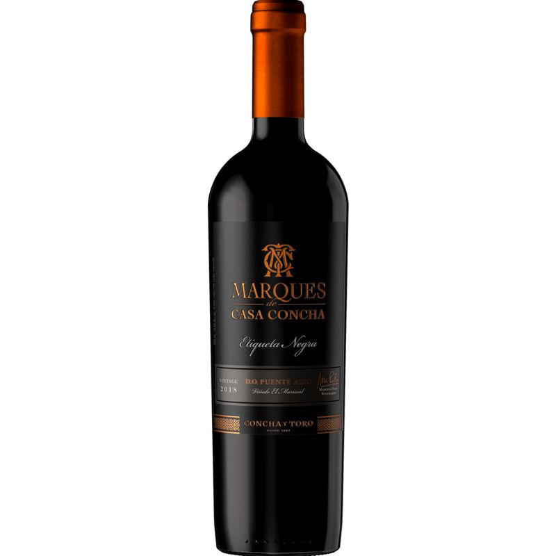 MARQUES CASA CONCHA - Marques de Casa Concha Etiqueta Negra Botella 750 cc.